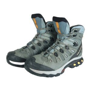 SALOMON Women's QUEST 4D GTX US 7 Gray Leather Hiking Backpacking Boots